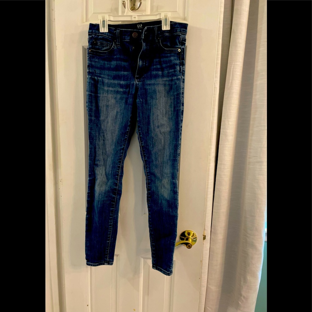 Gap denim high rise jegging jean size 26